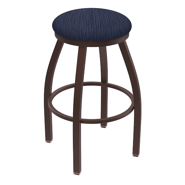 Holland Bar Stool Co 30" Swivel Bar Stool, Brnz Finish, Graph Anchor Seat X802 - main